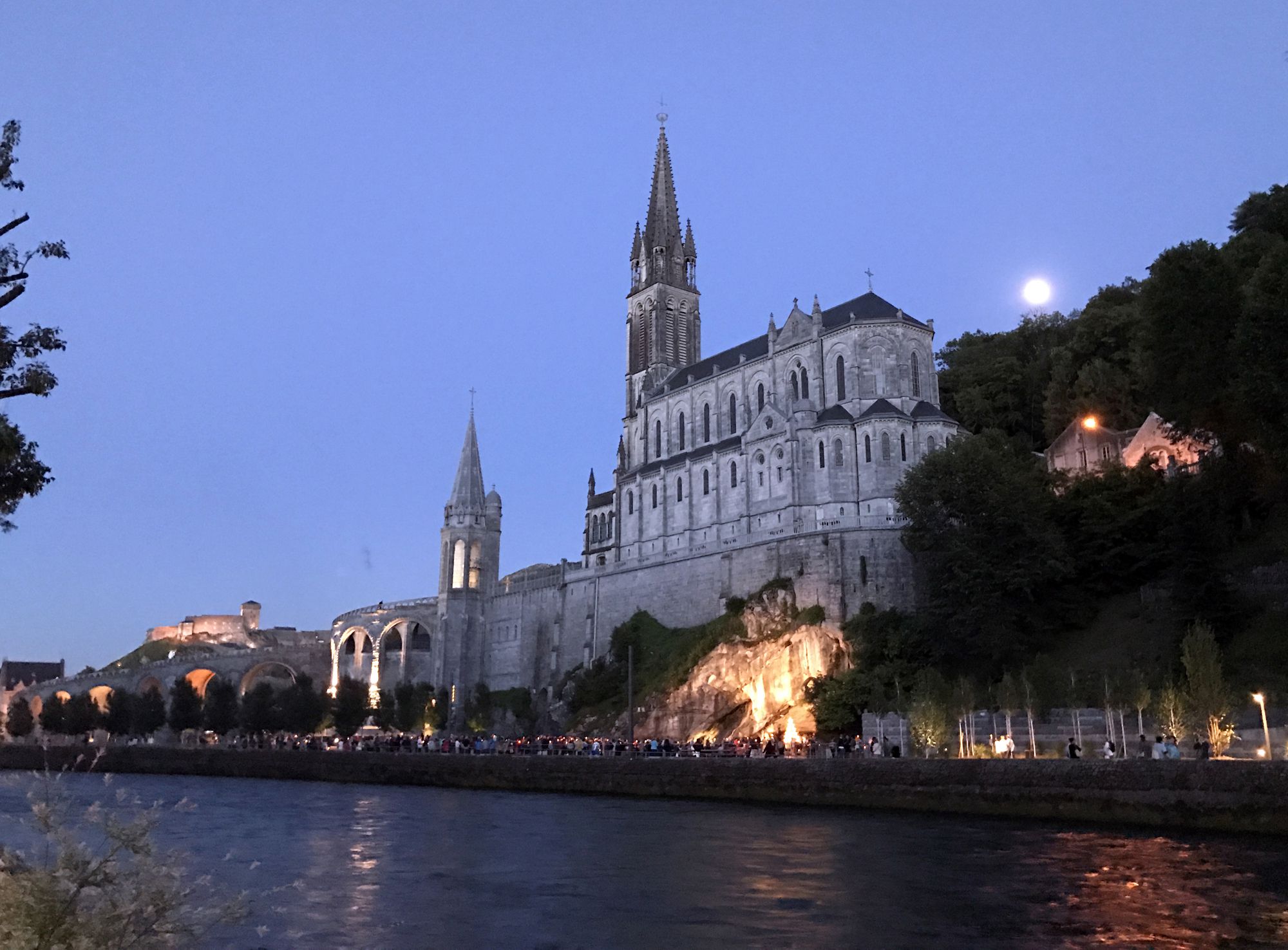 Lourdes-Basilica-at-night-edited – Living Water Community